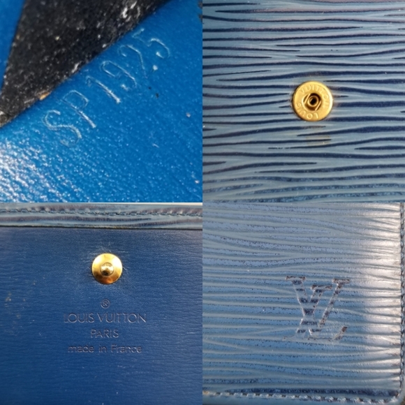 LOUIS VUITTON Portefeuille Long Men's Porte Bilfold Epi leather Wallet/France - Picture 4 of 16